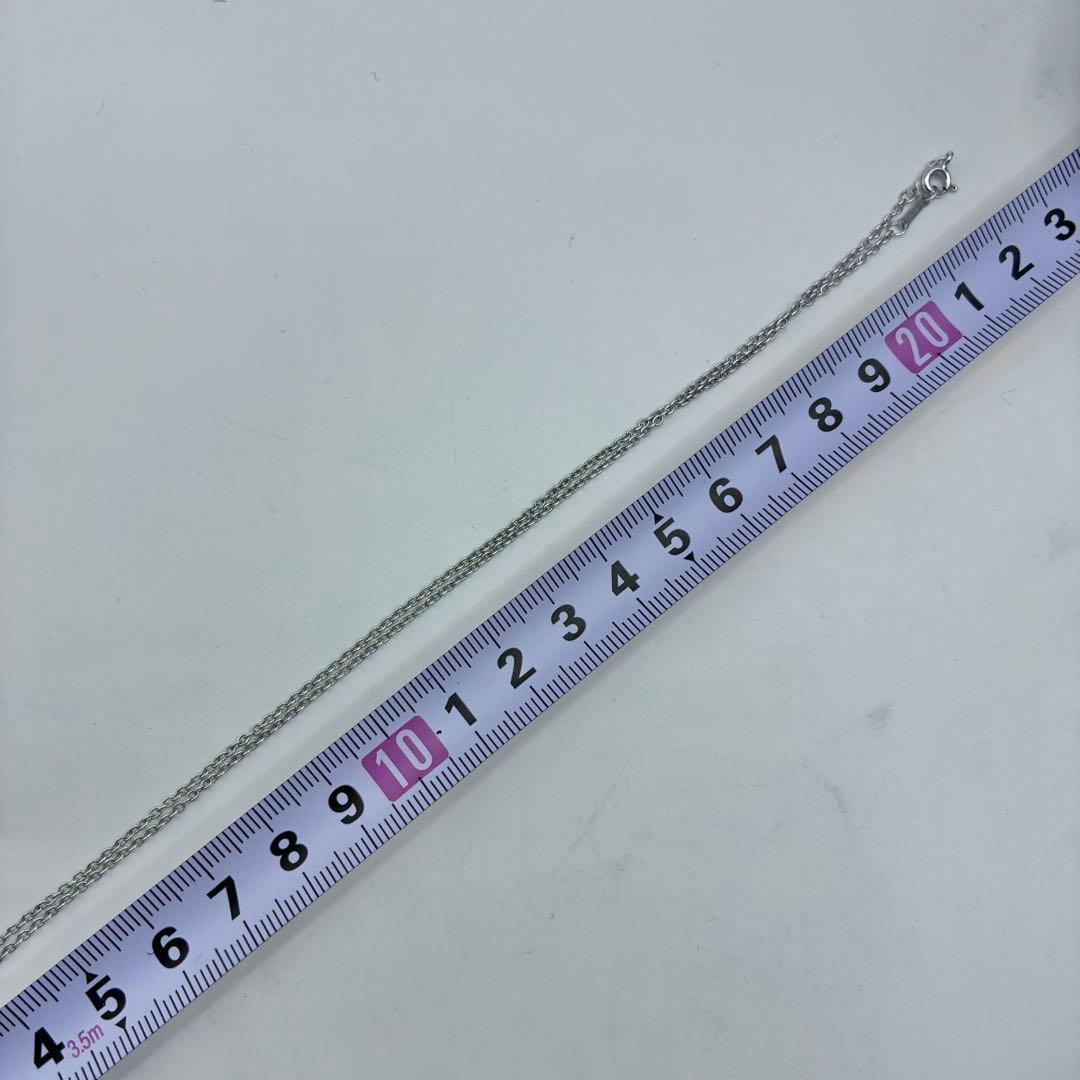 【美品】ティファニー ネックレス チェーンのみ 44cm 少し長め　シルバー