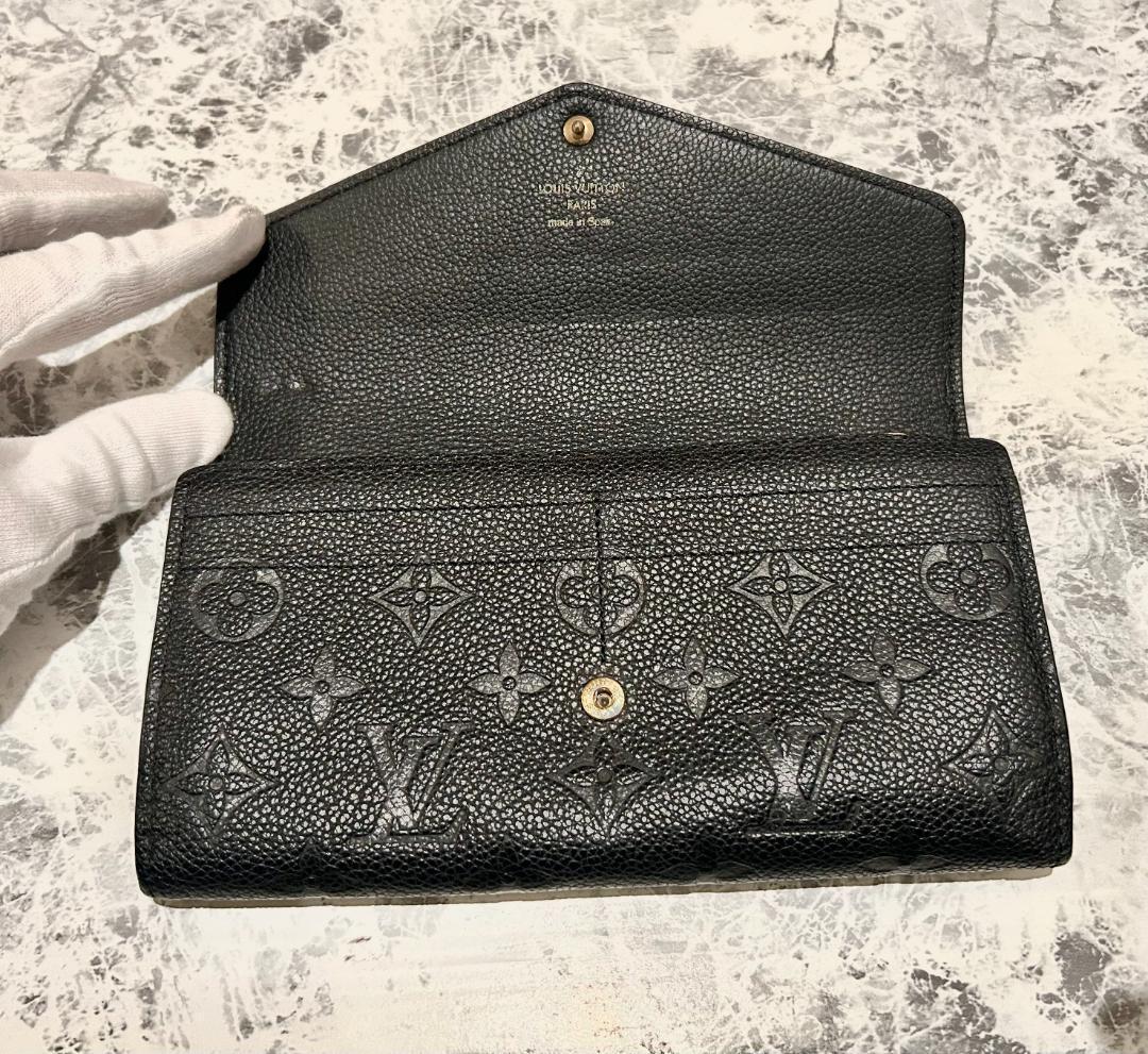 LOUIS VUITTON 財布 ポルトフォイユサラ モノグラム アンプラント