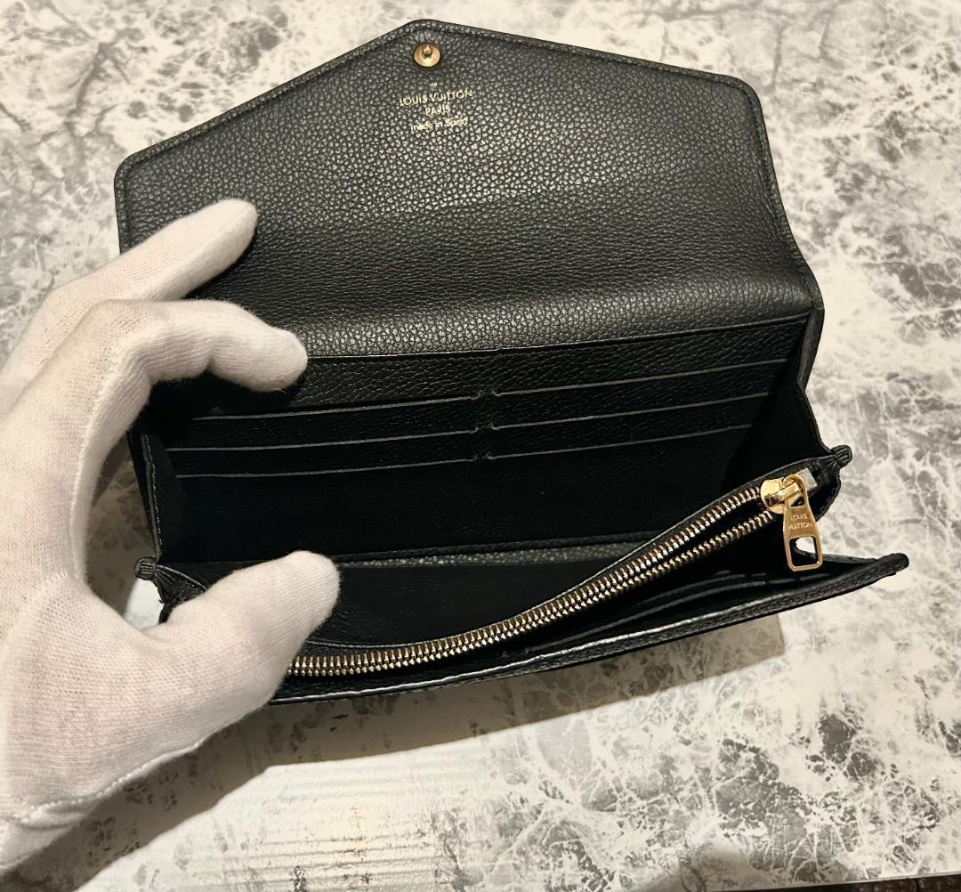 LOUIS VUITTON 財布 ポルトフォイユサラ モノグラム アンプラント