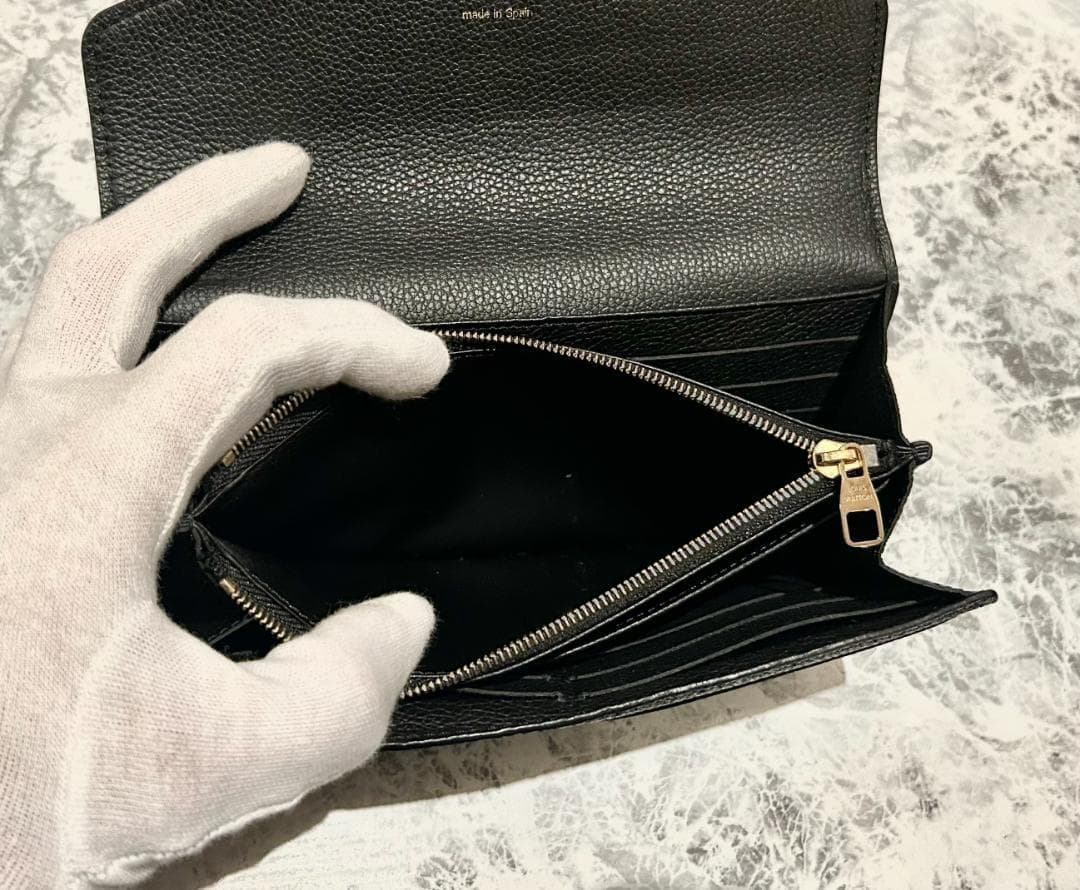 LOUIS VUITTON 財布 ポルトフォイユサラ モノグラム アンプラント