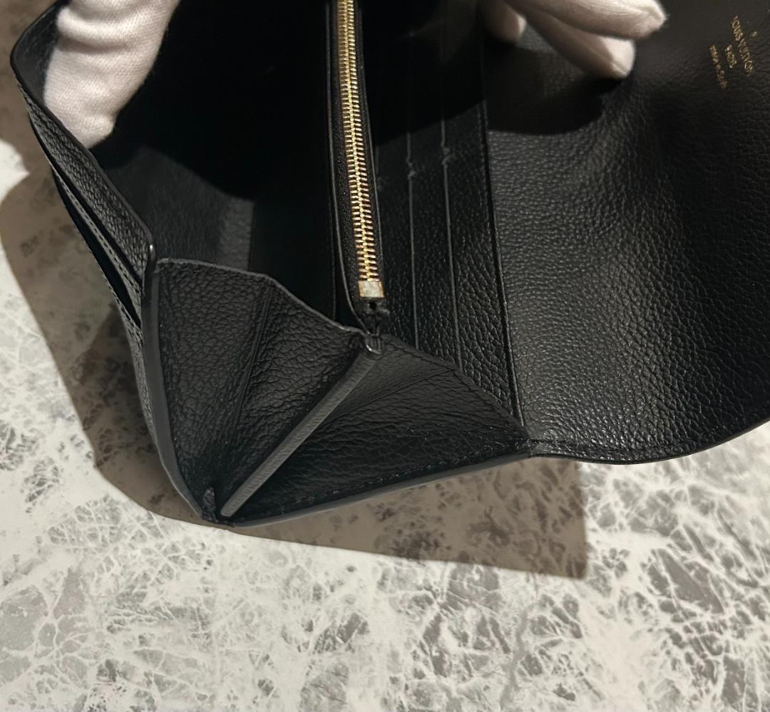 LOUIS VUITTON 財布 ポルトフォイユサラ モノグラム アンプラント