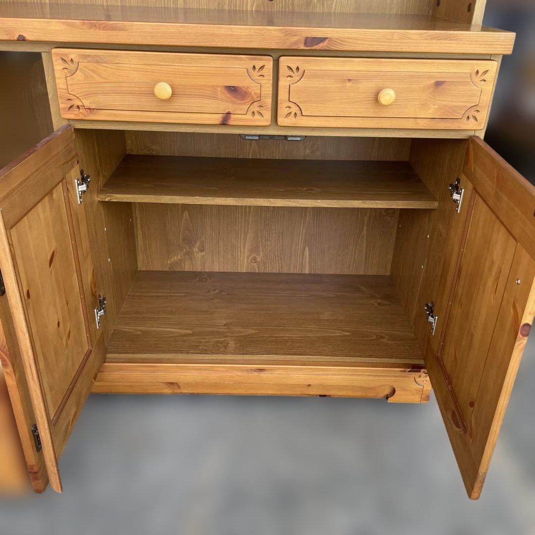 美品　今村家具工芸 食器棚 キッチンカップ