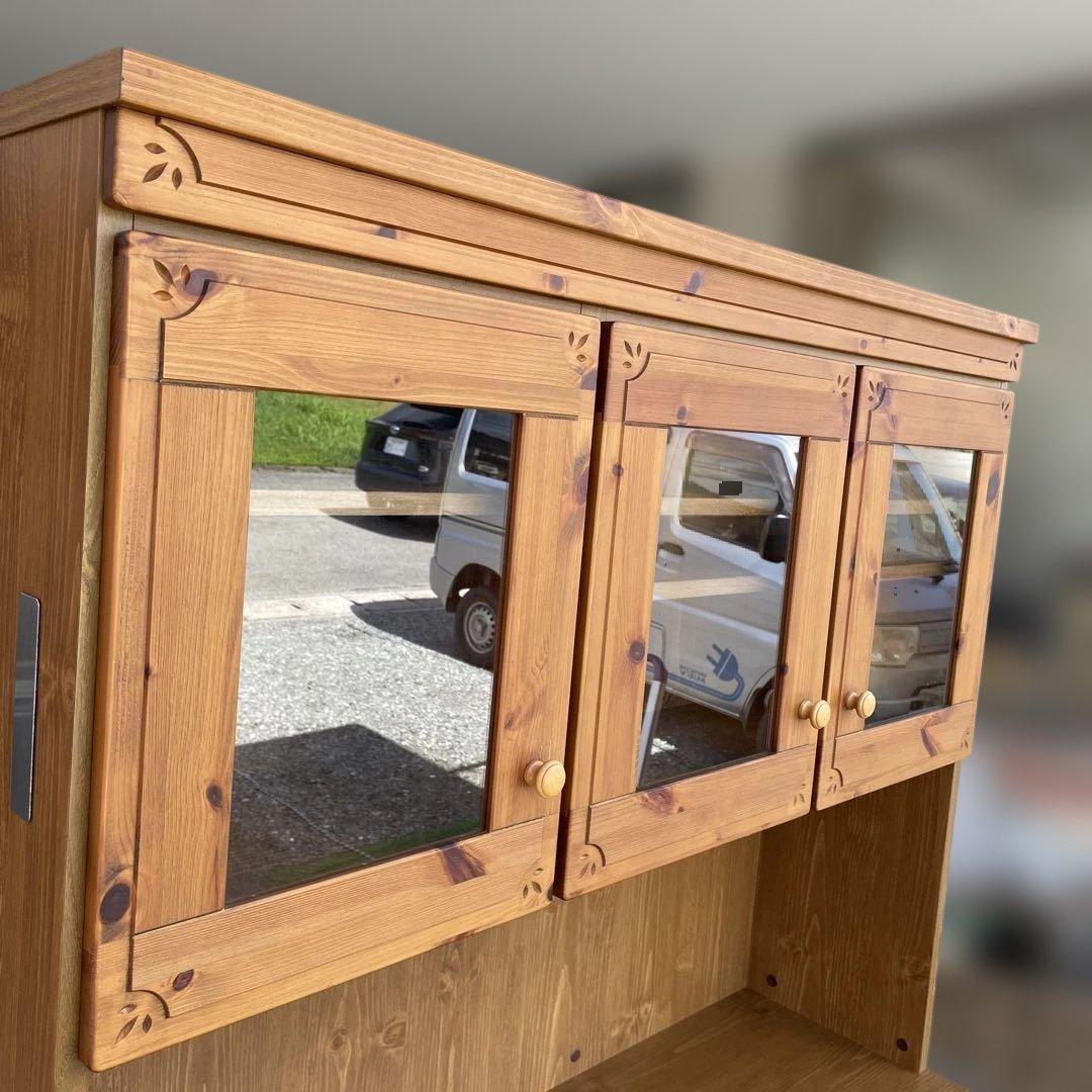 美品　今村家具工芸 食器棚 キッチンカップ