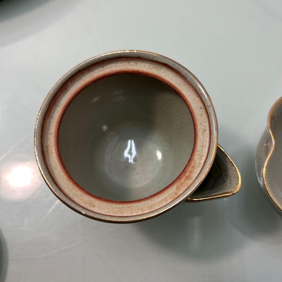 ☆茶道具　九谷焼煎茶器　鉄瓶　錫茶壷　茶盆　銅蟲菓子器☆