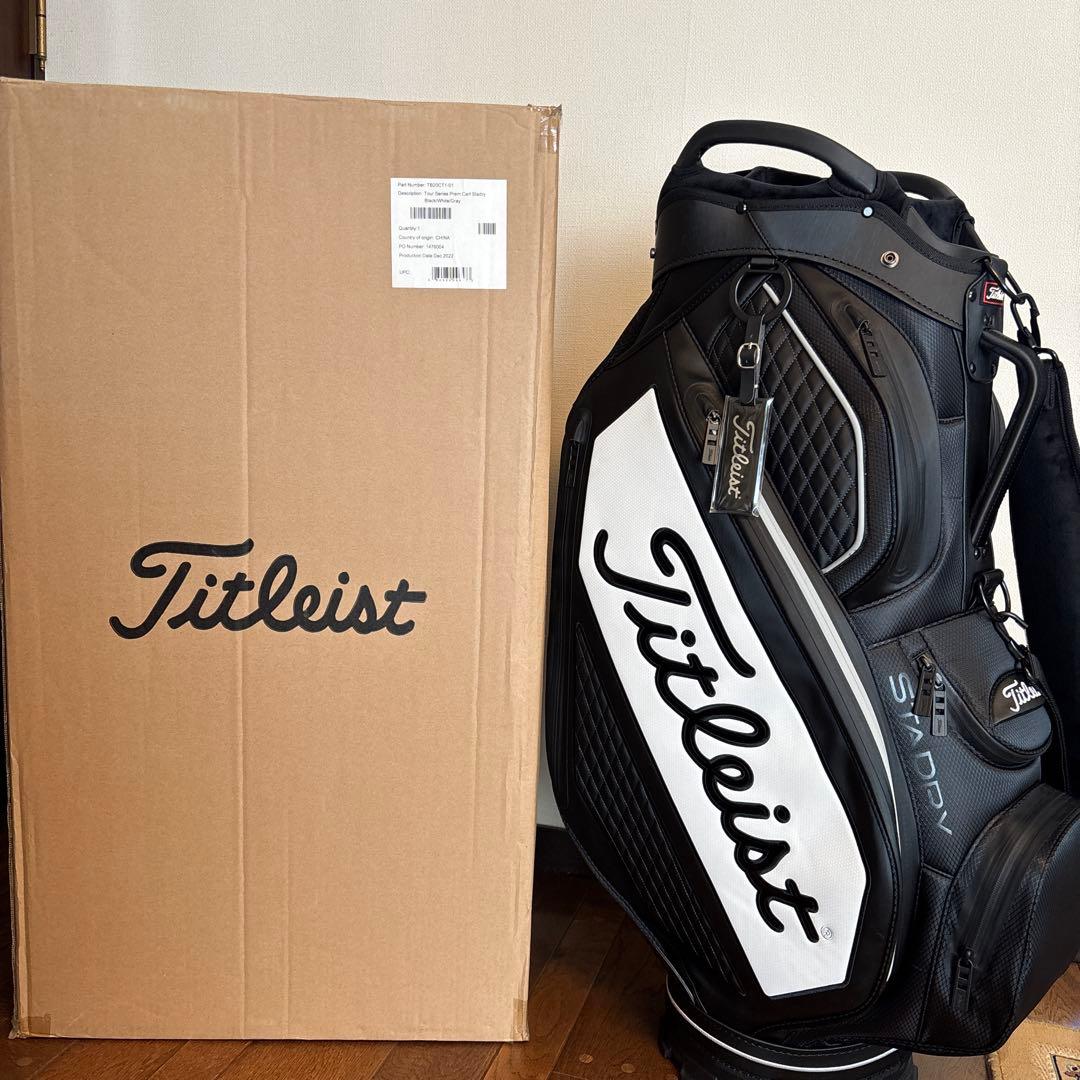 Titleistプレミアム　キャディバッグ　15分割　カートバッグ