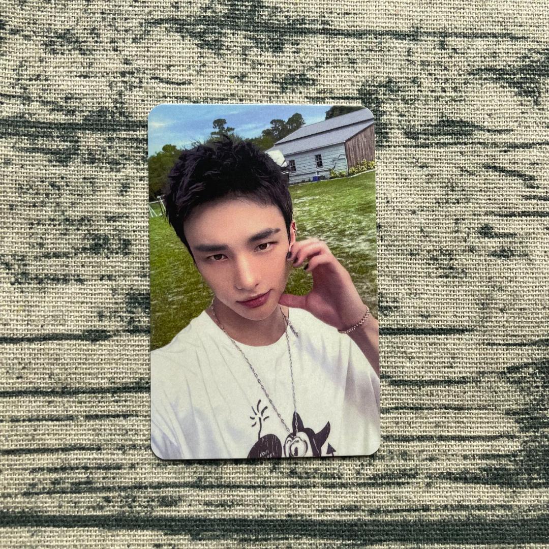 Straykids KARMA ヒョンジン サノク事前収録 公開放送 韓国トレカ