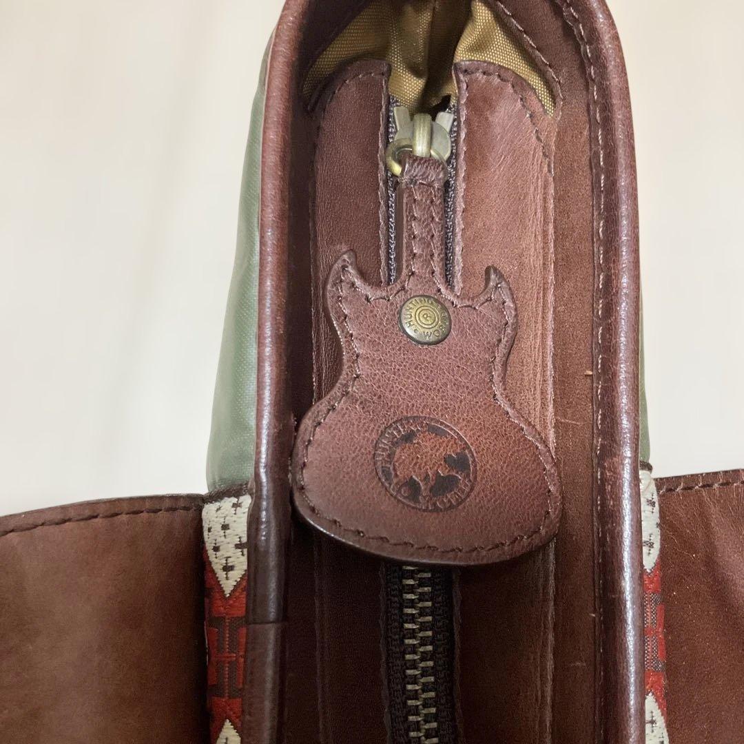 オリーブグリーン キルティングトートバッグ