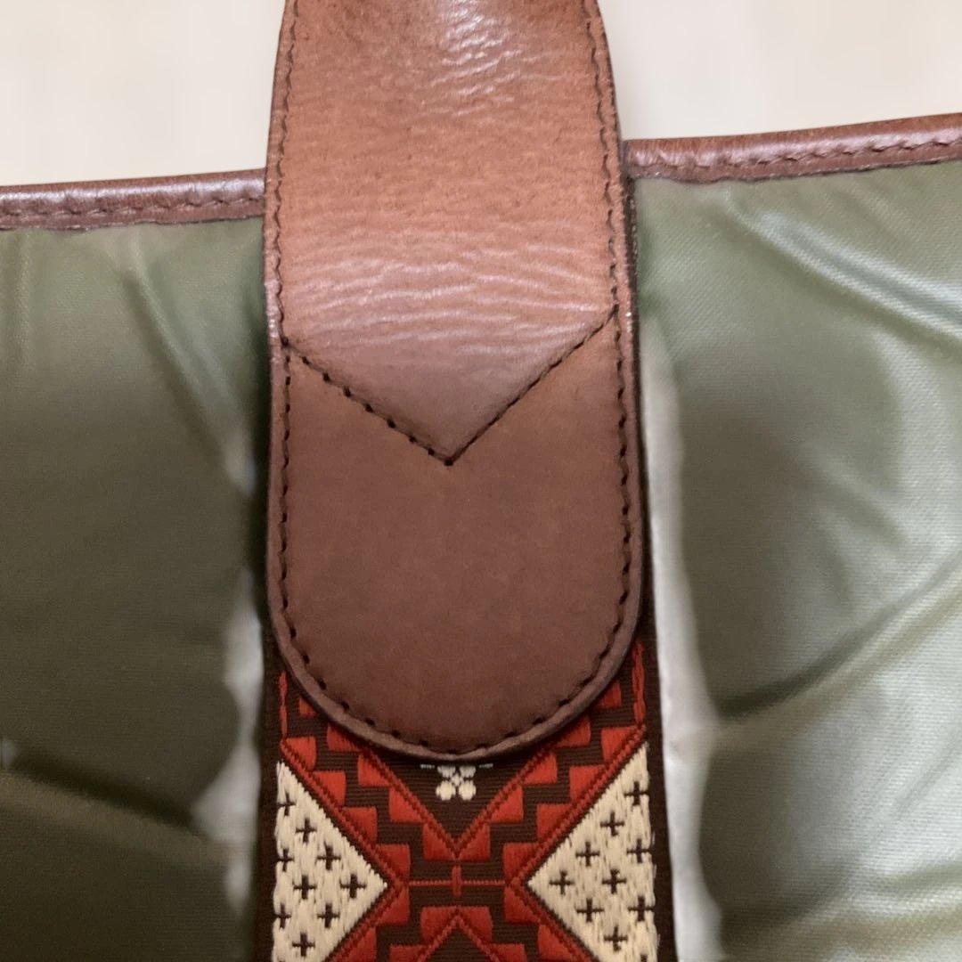 オリーブグリーン キルティングトートバッグ