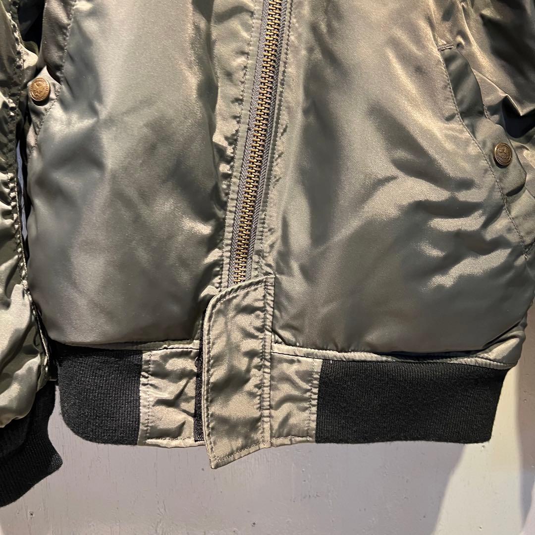 アルファ　 ALPHA ライディングジャケット MA-1 防寒 防風　M 男女