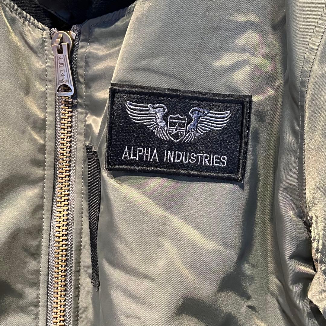 アルファ　 ALPHA ライディングジャケット MA-1 防寒 防風　M 男女