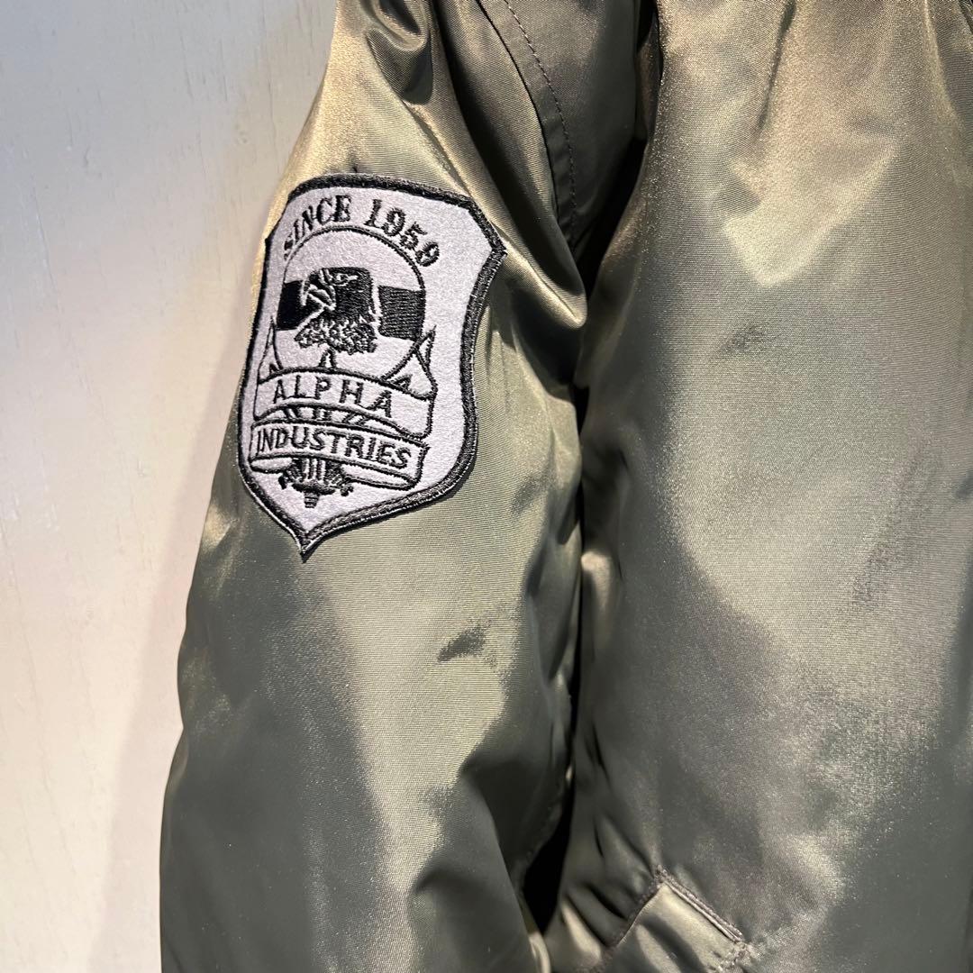 アルファ　 ALPHA ライディングジャケット MA-1 防寒 防風　M 男女