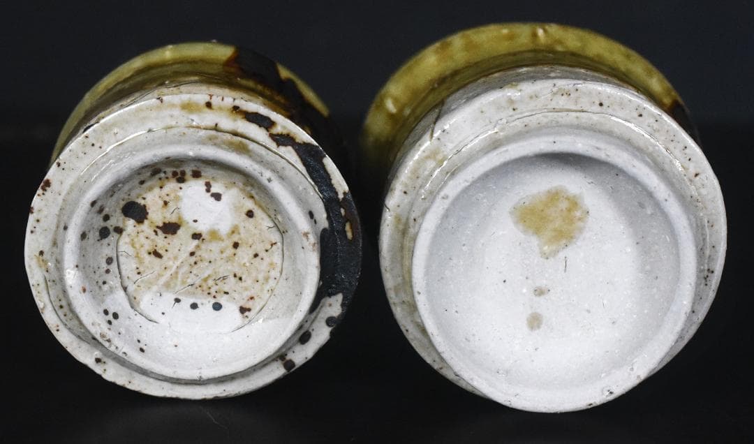 G*i様 常滑焼の巨匠 鯉江良二作 本物保障　ぐい飲み ２客 2503031