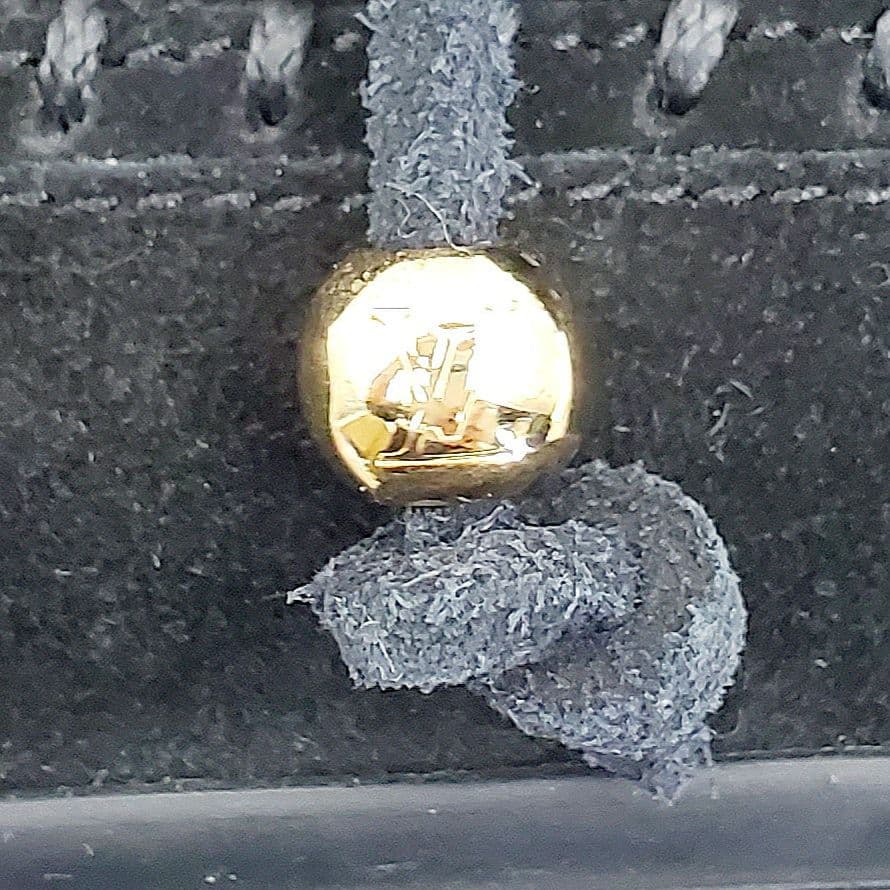 ルイヴィトン✨フリンジ モカシン スニーカー 37.5 黒 スエード イタリア製