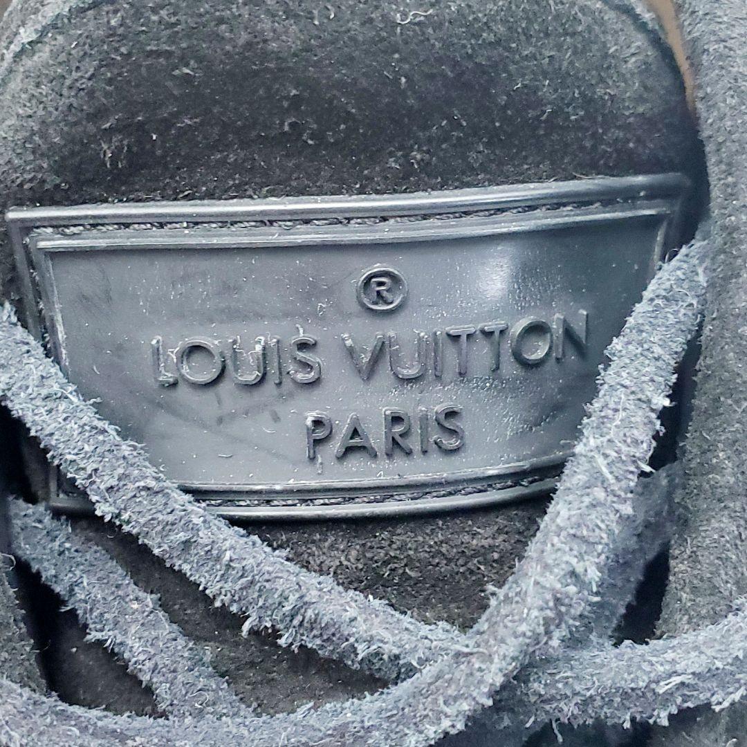 ルイヴィトン✨フリンジ モカシン スニーカー 37.5 黒 スエード イタリア製