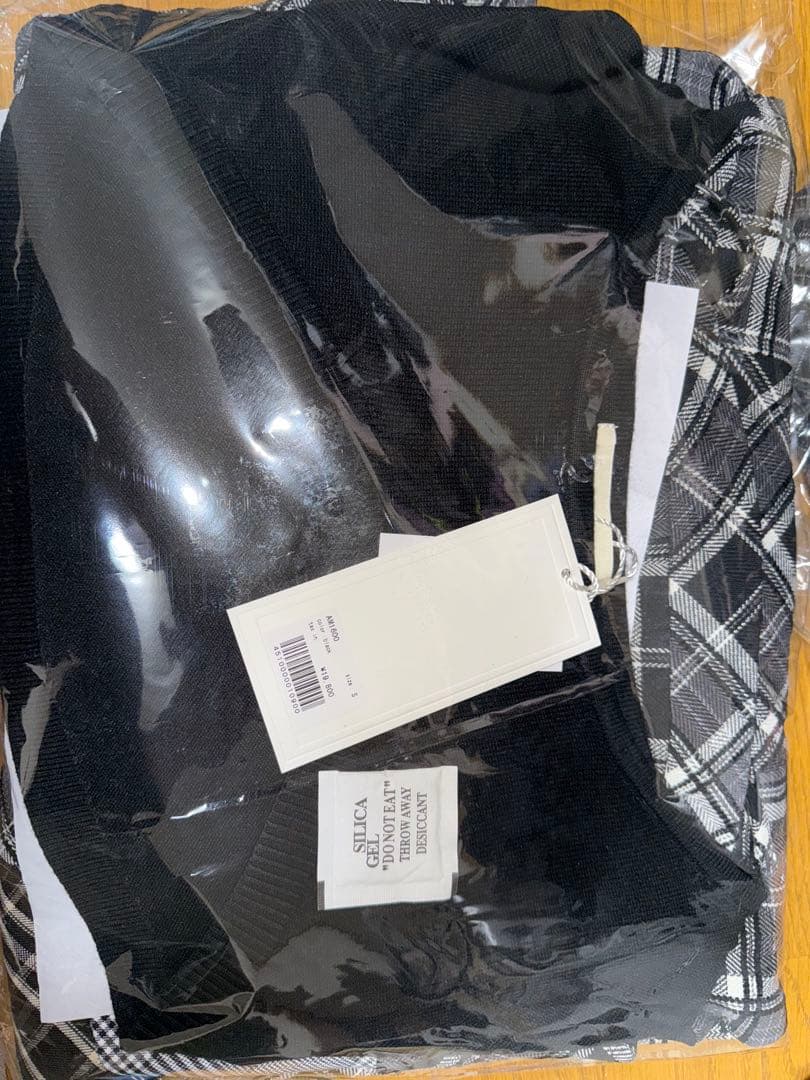 ANDMARY Juni check dress ブラック Sサイズ