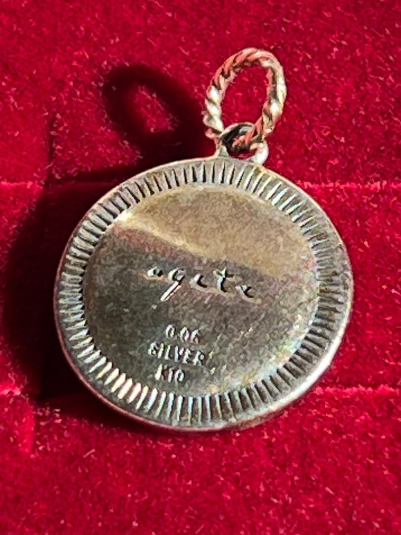 アガット　ペンダントトップ　チャーム　シルバー　Ｋ10 ダイヤ0.06カラット