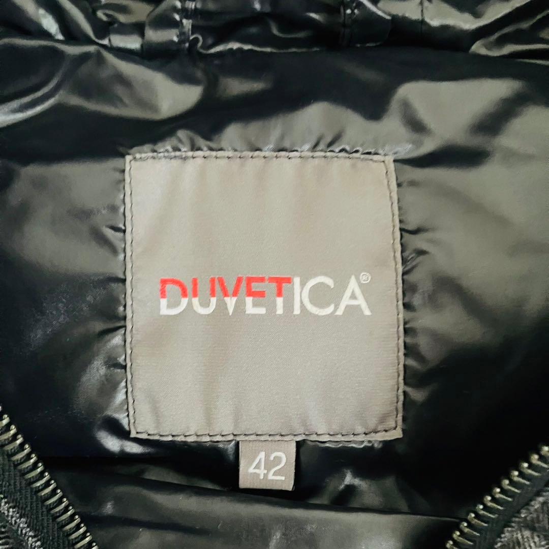 【極美品】デュベティカ ダウンベスト FEBEDUE カシミヤ ヘリンボーン L