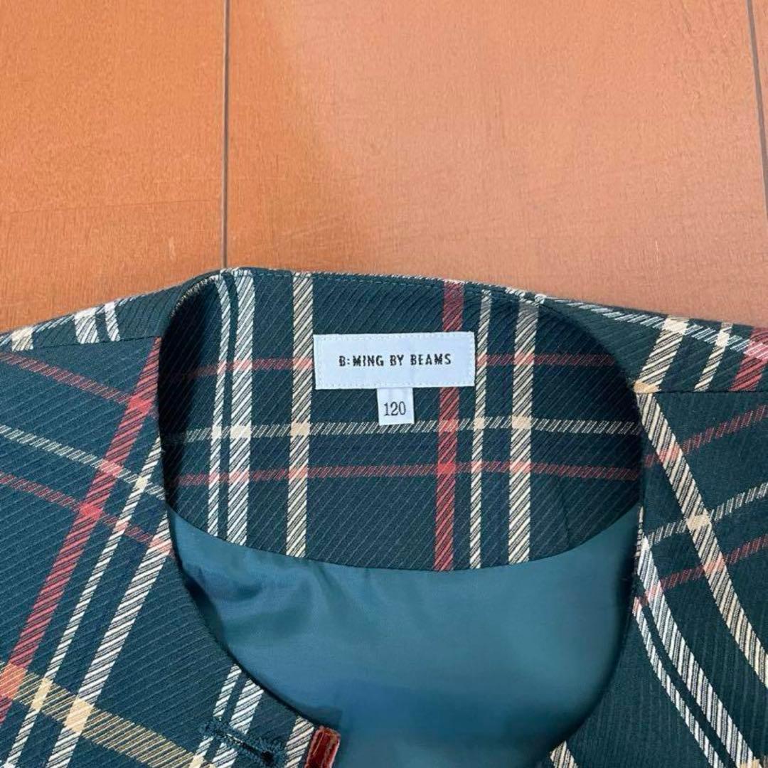 B:MING by BEAMS キッズ フォーマル チェック 120cm