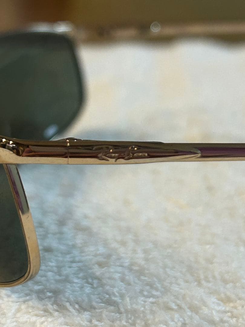 【希少・美品】Ray-Ban レイバン サングラス RB3147 ゴールド