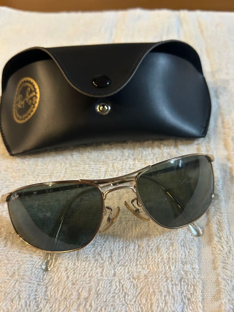 【希少・美品】Ray-Ban レイバン サングラス RB3147 ゴールド