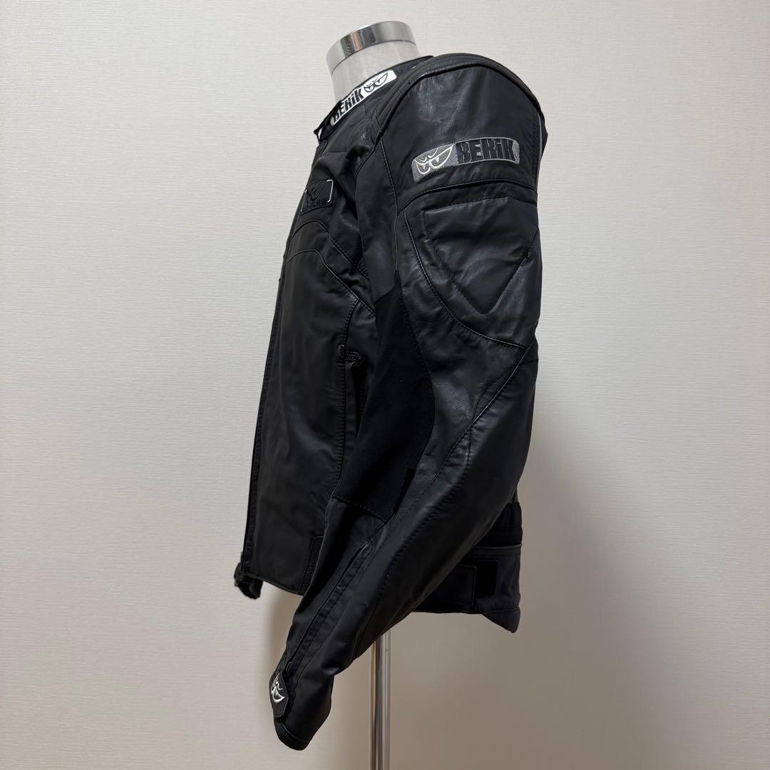 BERIK バイクジャケット　ライナー　プロテクター　　本革　ブラック　L相当