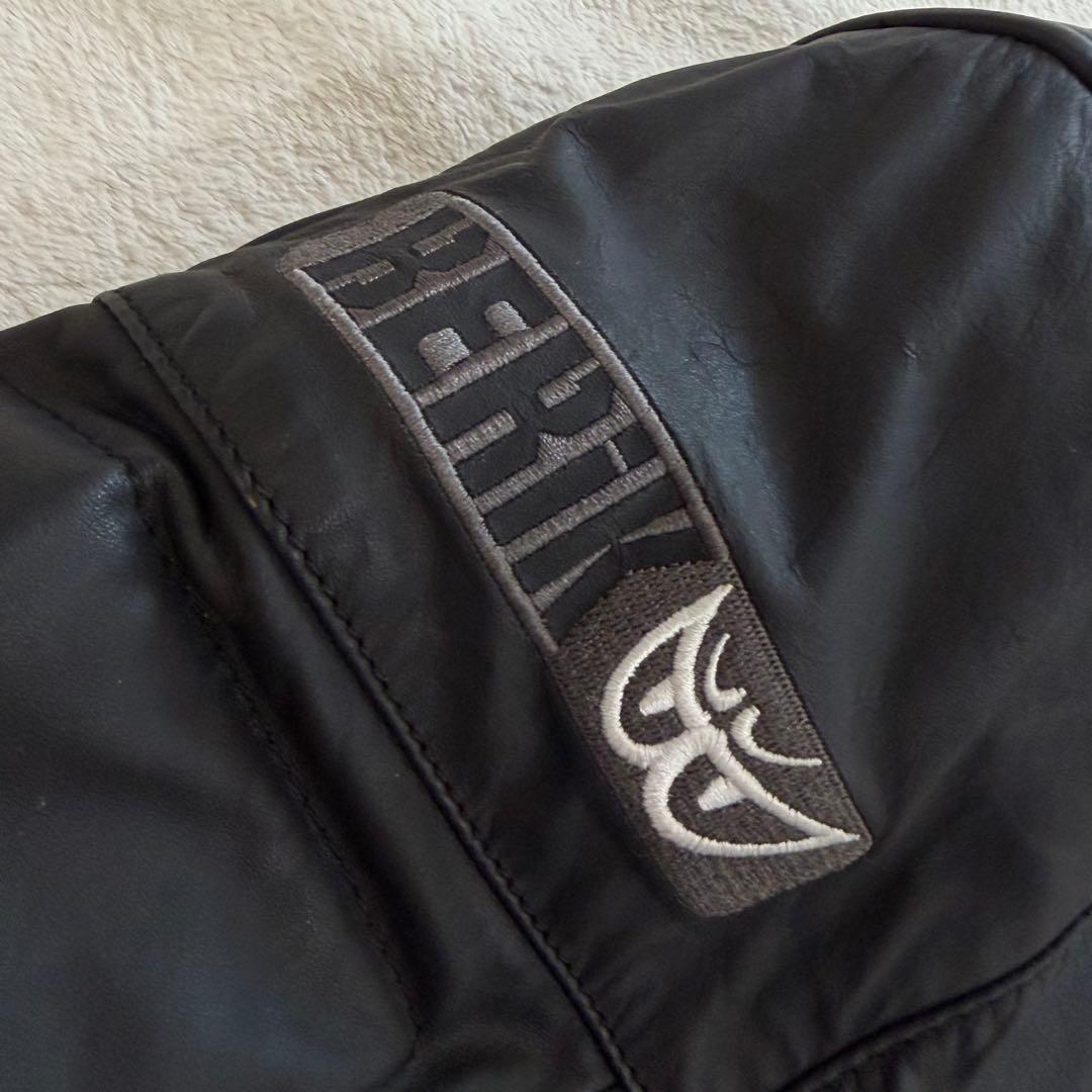 BERIK バイクジャケット　ライナー　プロテクター　　本革　ブラック　L相当