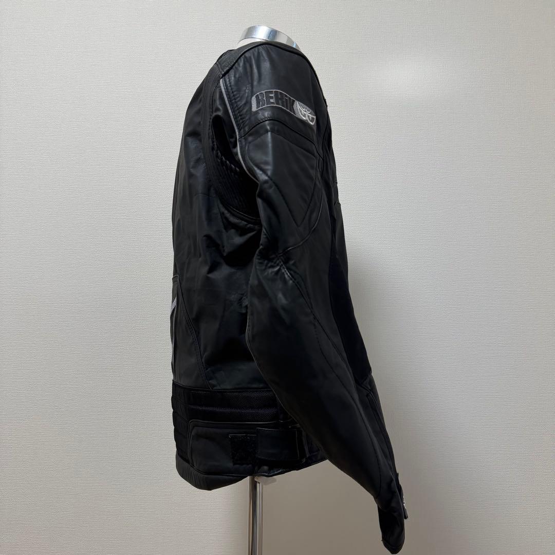 BERIK バイクジャケット　ライナー　プロテクター　　本革　ブラック　L相当