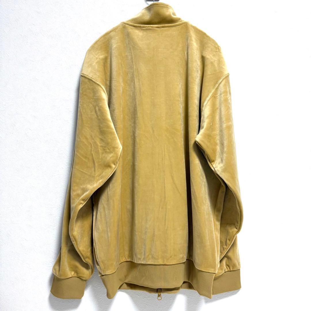アディダス ベッケンバウアー L ベロア トラックジャケット ゴールデンベージュ