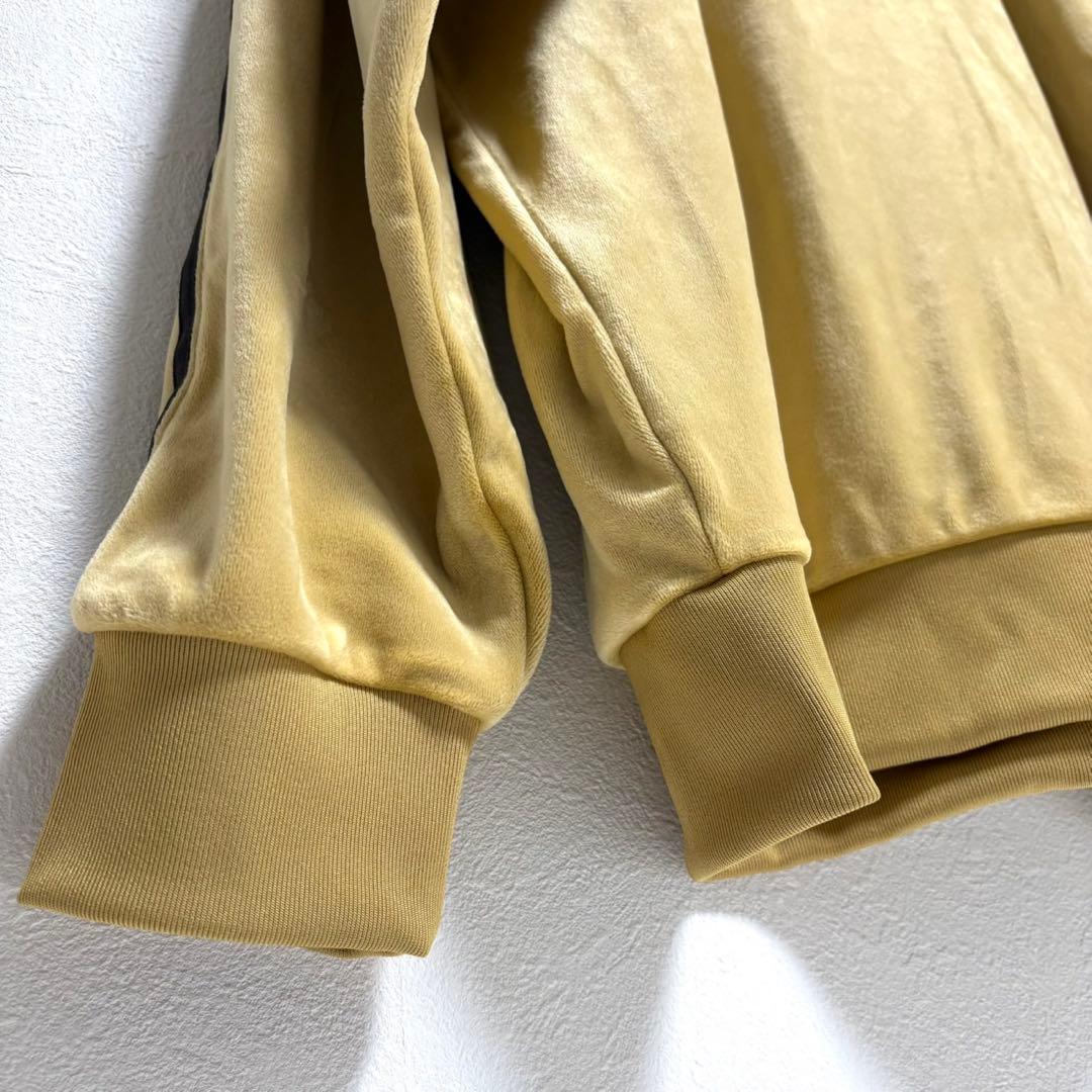 アディダス ベッケンバウアー L ベロア トラックジャケット ゴールデンベージュ