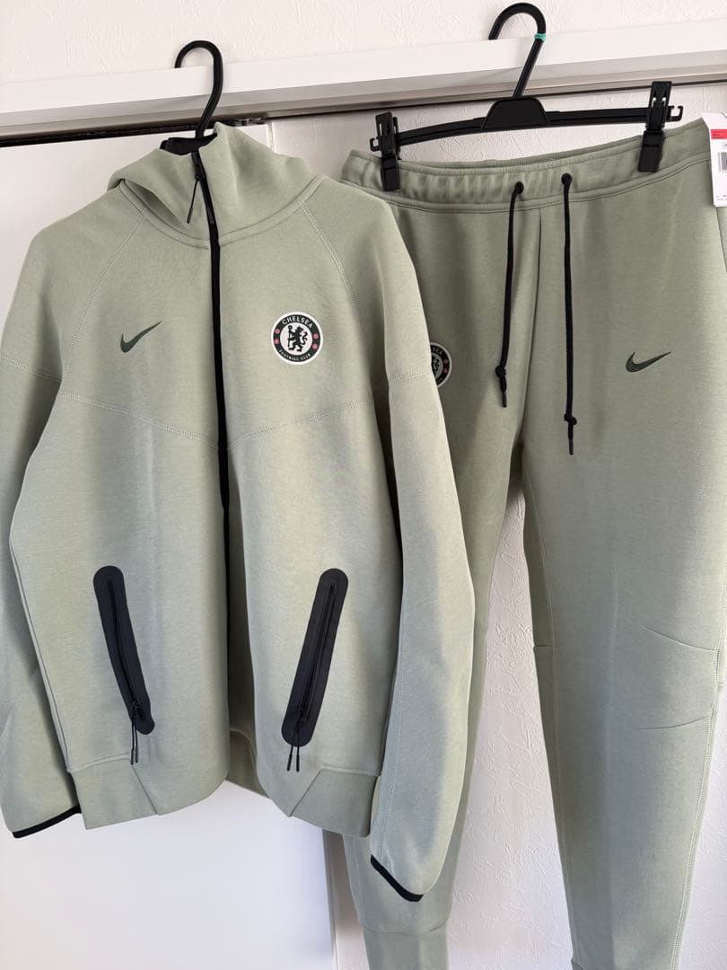 Nike チェルシーFC ジャージ ライトグリーン　テックフリース　今期モデル