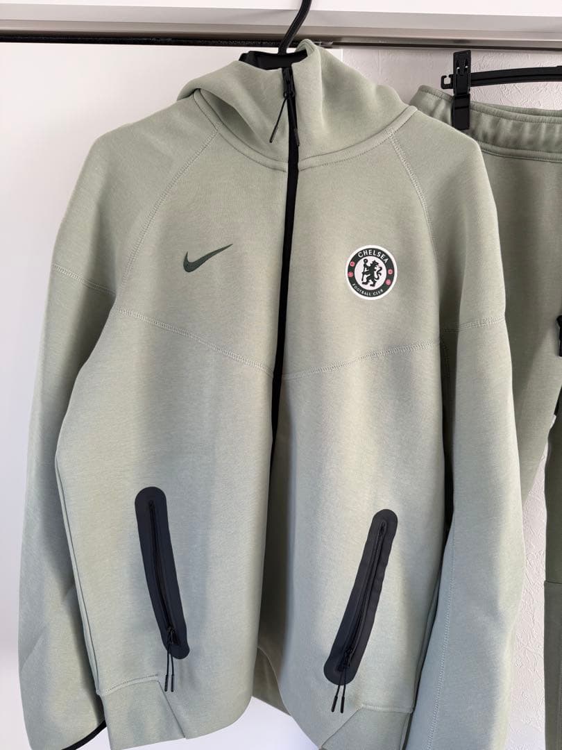 Nike チェルシーFC ジャージ ライトグリーン　テックフリース　今期モデル