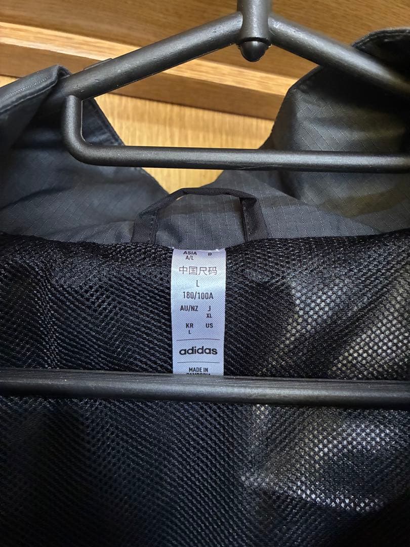 サ*年様 アディダス　オールウェザージャケット ブラック　サイズXL JFA