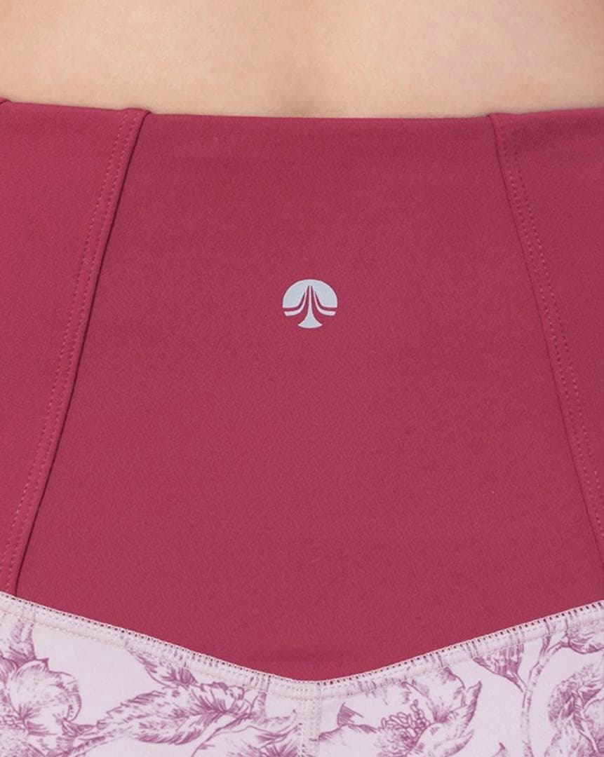 ラバ　LAtVA 花柄ハイウエストヨガパンツ M¥12800