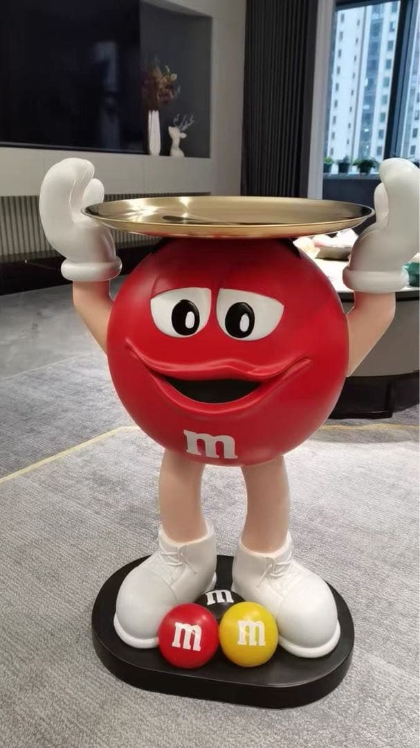 24時間以内発送　新品 特大 M&M's エムアンドエムズ サイドテーブル