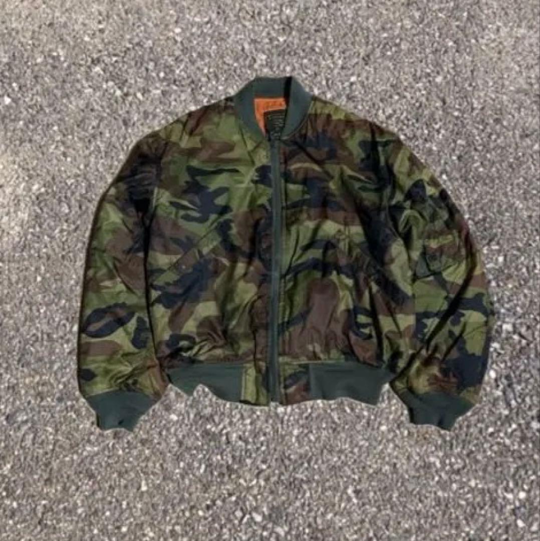 unkowne archive迷彩 MA-1 フライトジャケット　短丈