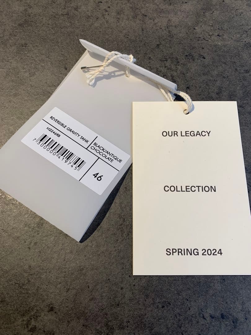 トップス OUR LEGACY 24ss reversible gravity tank