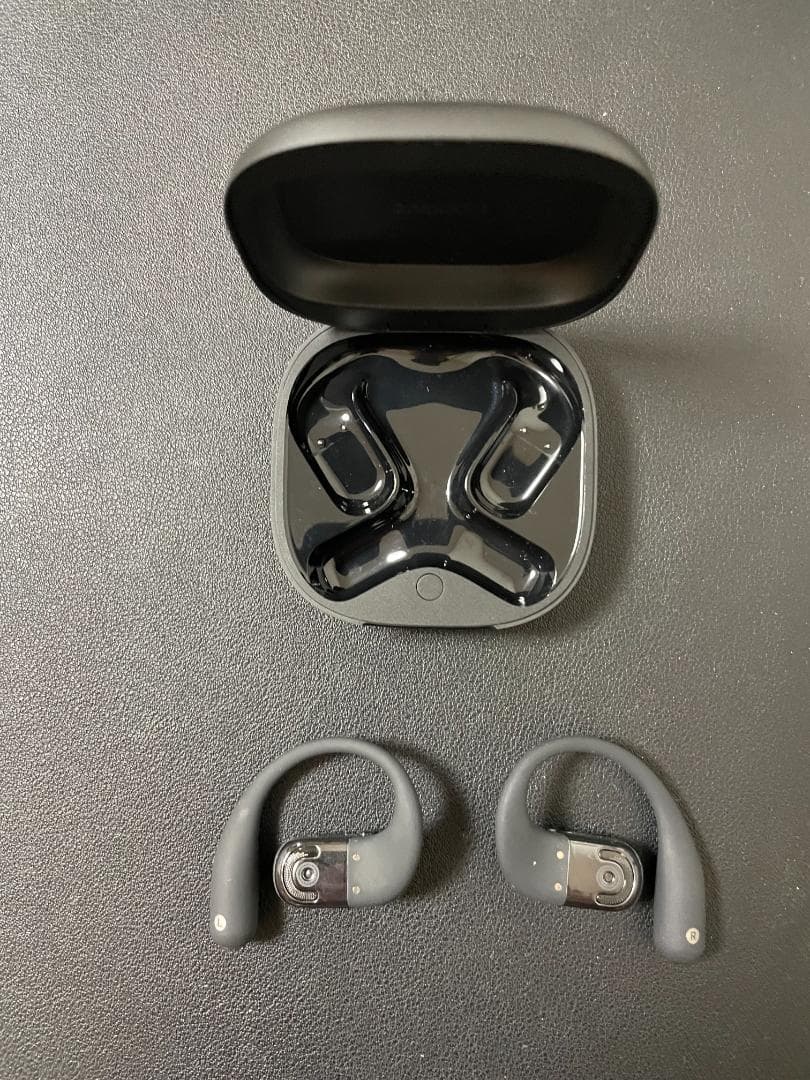 SHOKZ OPENFIT 2 ワイヤレスイヤホン ブラック