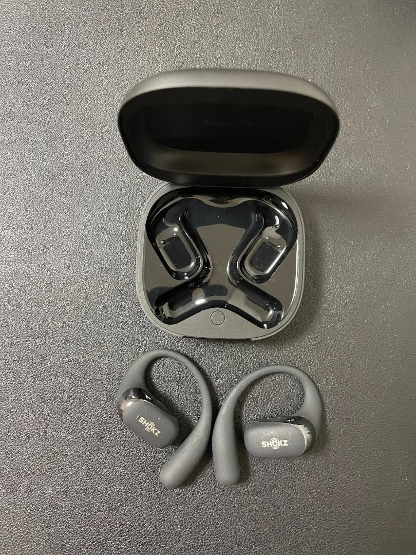 SHOKZ OPENFIT 2 ワイヤレスイヤホン ブラック