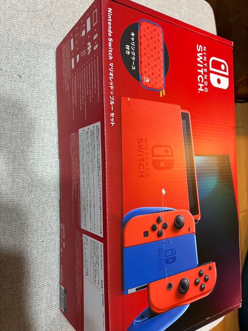 Nintendo Switch 本体 付属品完備　マリオレッド