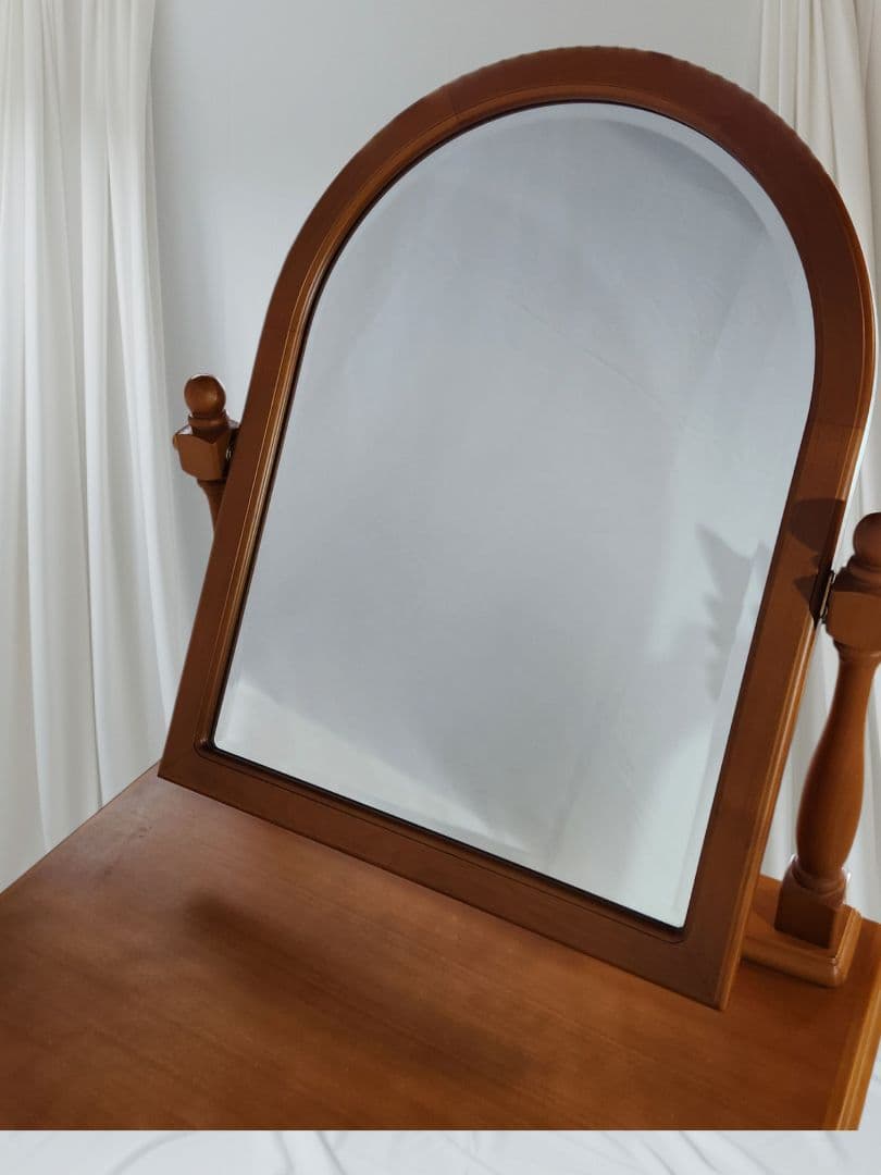 マルニ木工 maruni アンティーク ドレッサー 鏡台 椅子付き 本州送料込み