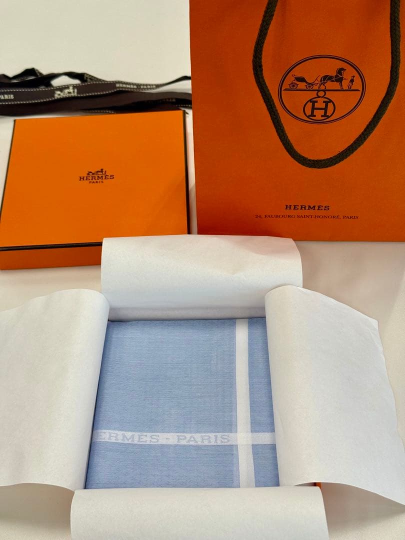 【新品未使用】HERMES ハンカチ