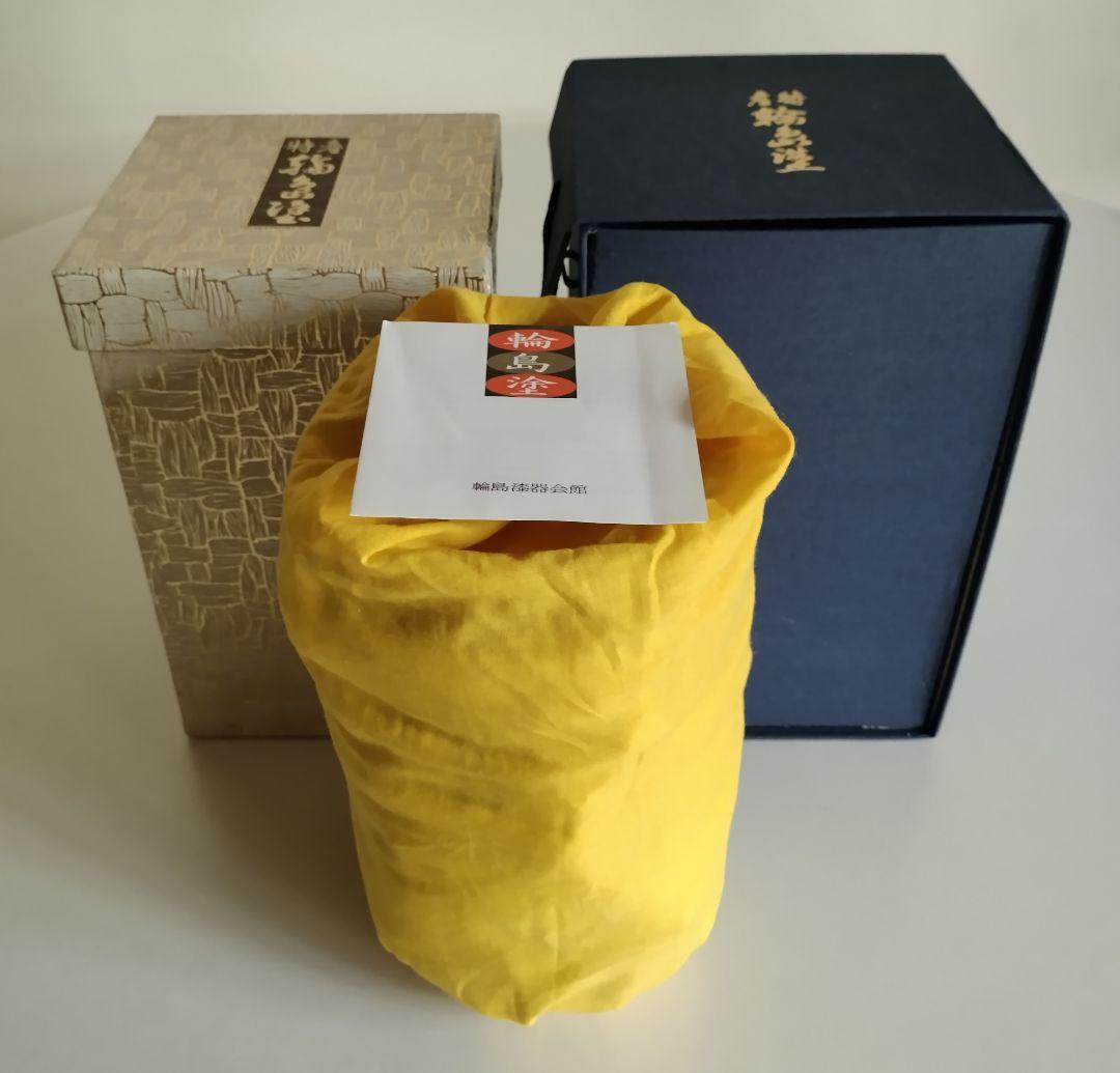 輪島塗　ひょうたん蒔絵　煮物椀　5客セット　溜塗