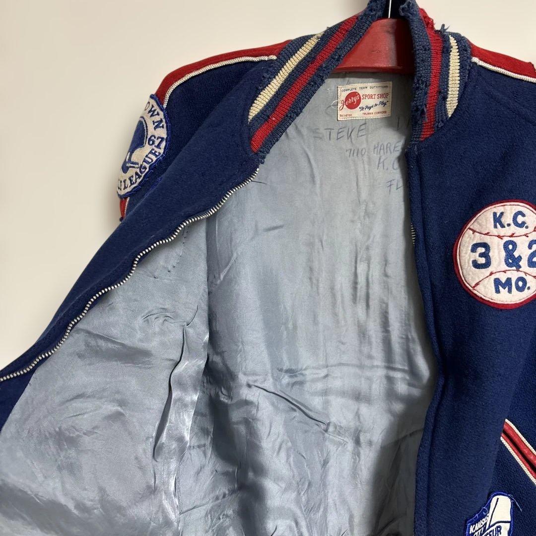 スタジャン ワッペン　アメフト　1960年物　激レア アマチュアホッケーリーグ