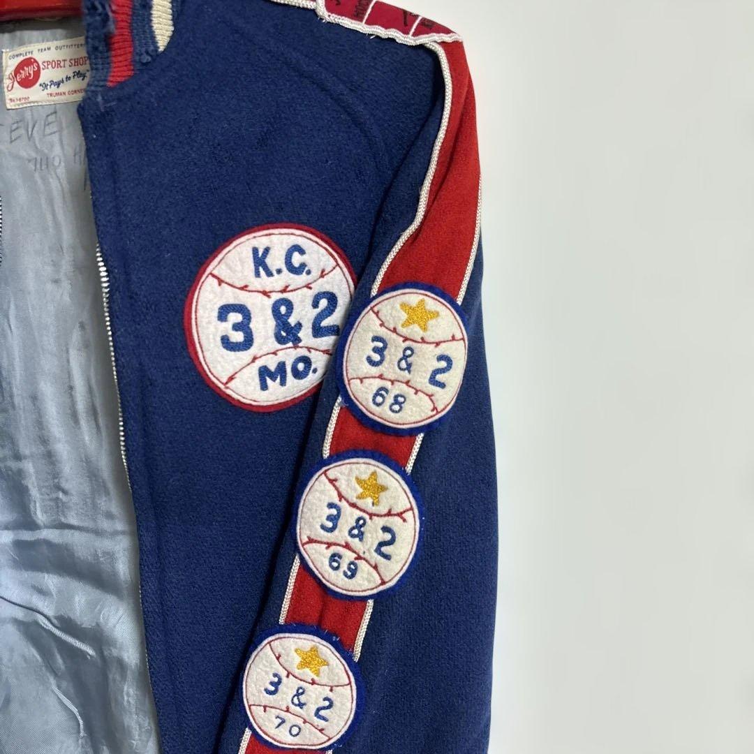 スタジャン ワッペン　アメフト　1960年物　激レア アマチュアホッケーリーグ