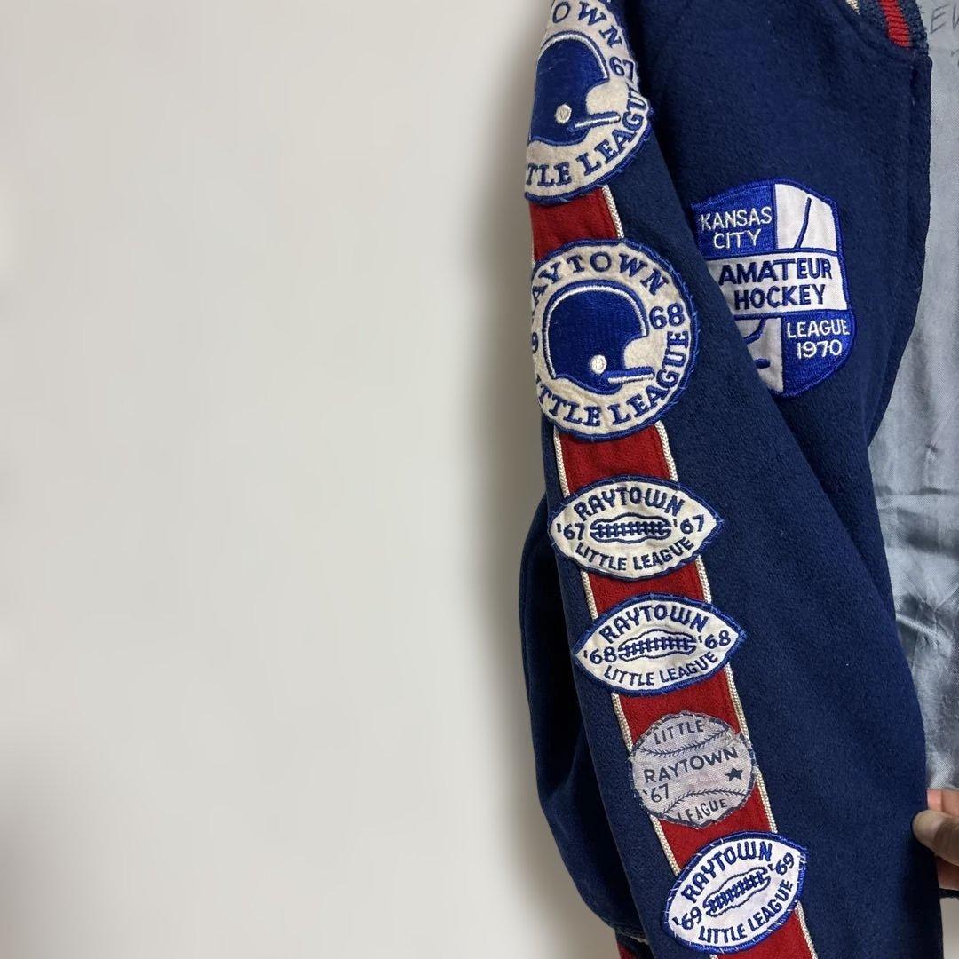 スタジャン ワッペン　アメフト　1960年物　激レア アマチュアホッケーリーグ