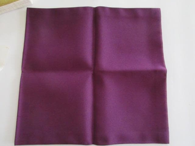 袋師　土田友湖　無地　紫　 帛紗 ふくさ 　茶道具　未使用