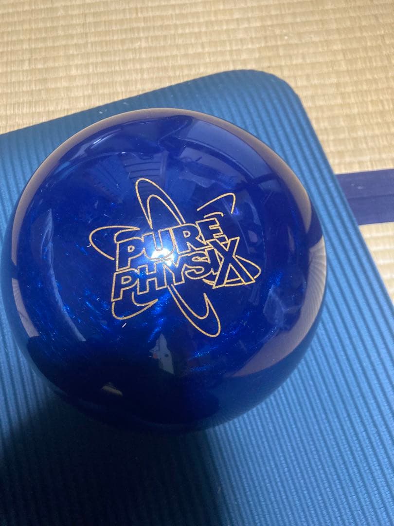 [美品] STORM PURE PHYSIX ボウリングボール 青