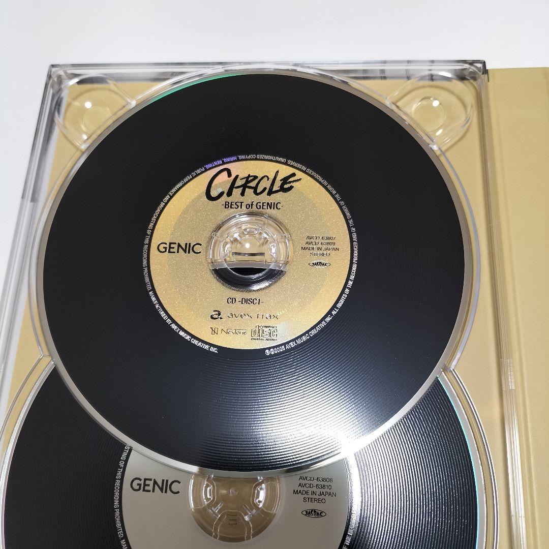 GENIC/CIRCLE ベストアルバム 初回生産限定盤 Blu-ray付　中古