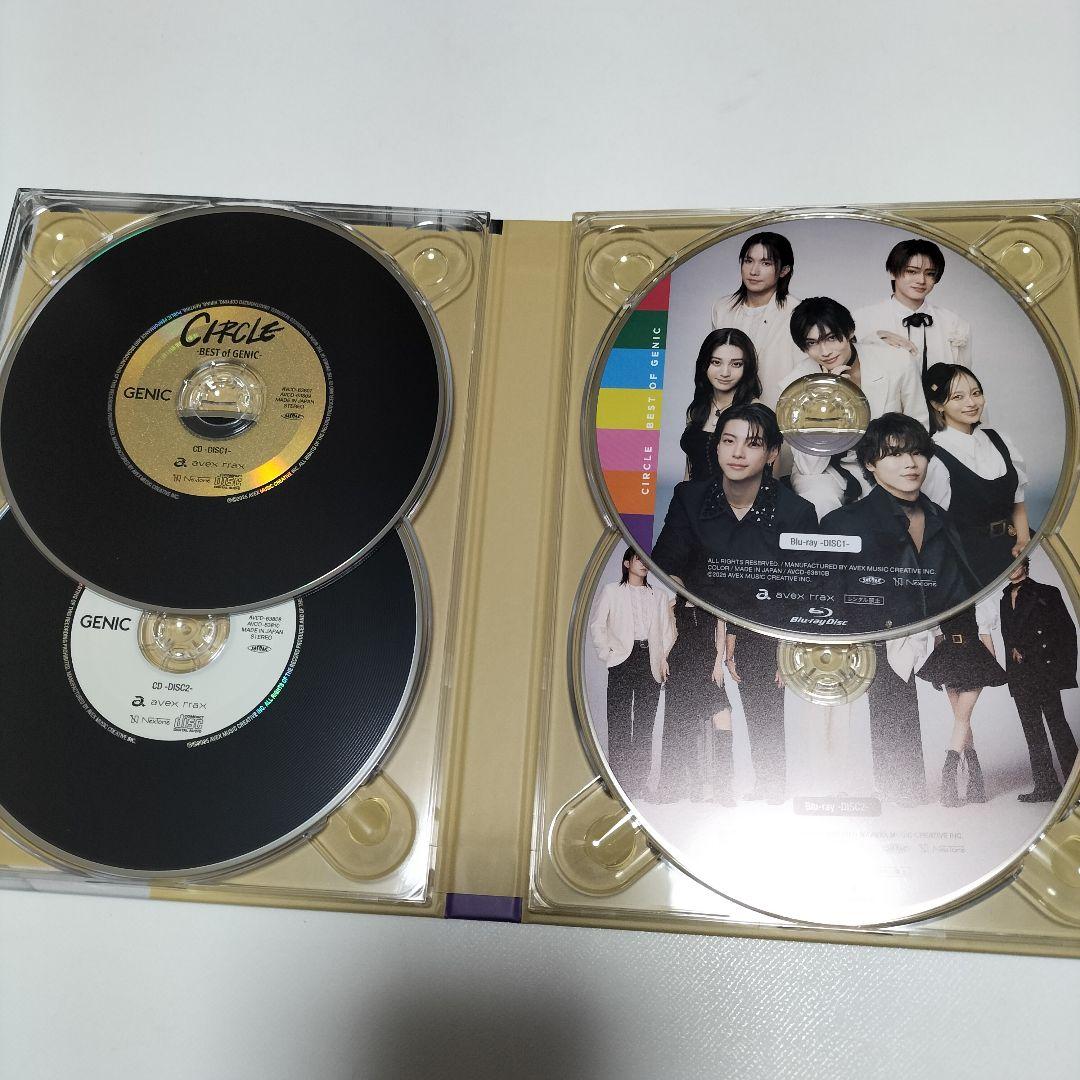 GENIC/CIRCLE ベストアルバム 初回生産限定盤 Blu-ray付　中古