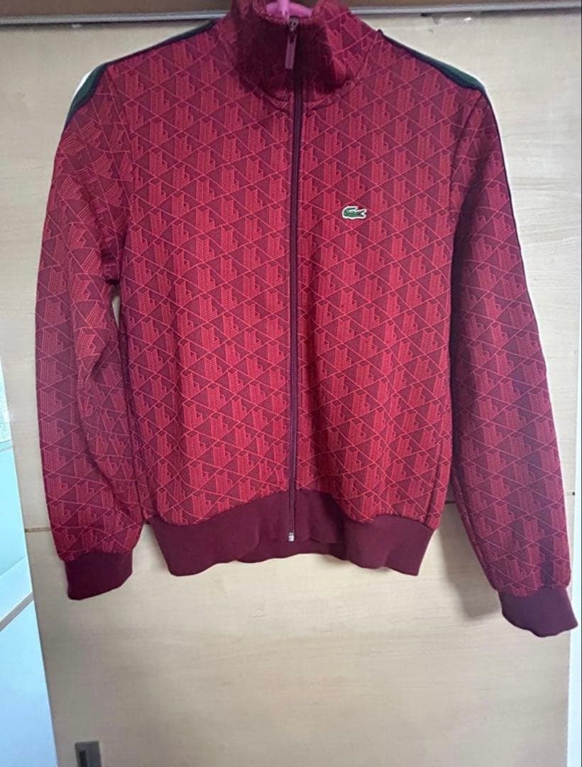 ラコステ　トラックジャケット　レッド